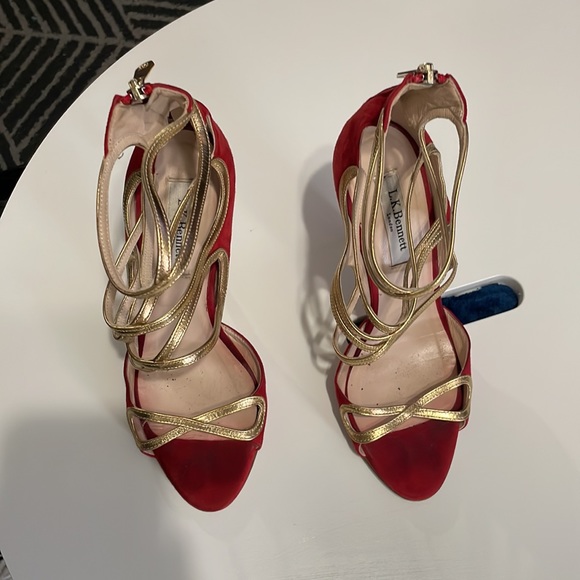 L.K.Bennett "Erica" Grecian Stilettos - Picture 2 of 8